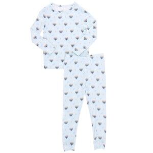 New - Pink Chicken Unisex Kids Bamboo PJ Set - Peaceful Hanukkah